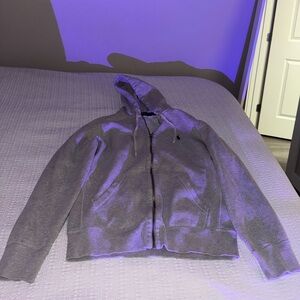 Polo Ralph Lauren Gray Full-Zip Hoodie | Women’s Medium